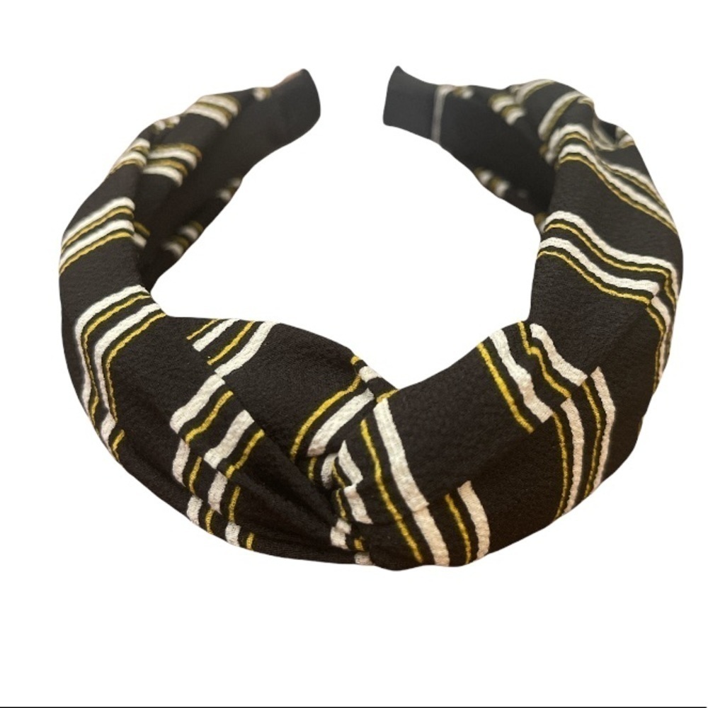 Tasha Black/Yellow/White Headband